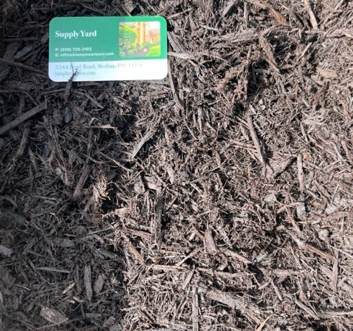 Double Shred Color Enhanced Brown Mulch (per yard)