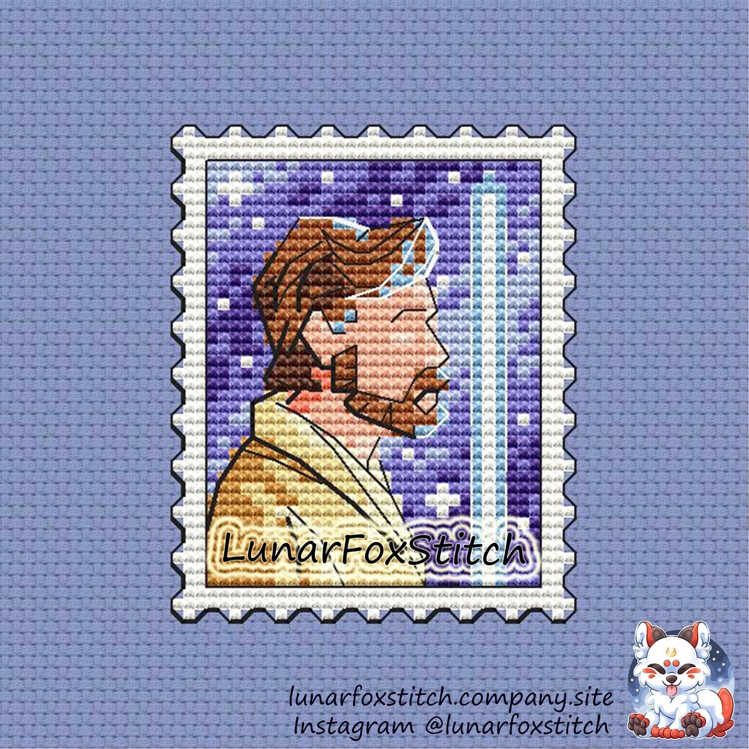 Master postage stamp cross stitch pattern