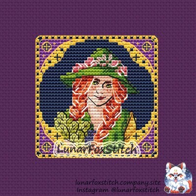 Professor Herbology cross stitch pattern