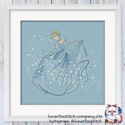 Princess cross stitch pattern