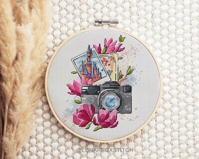 Home castle cross stitch pattern