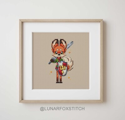 Fox Cross stitch pattern
