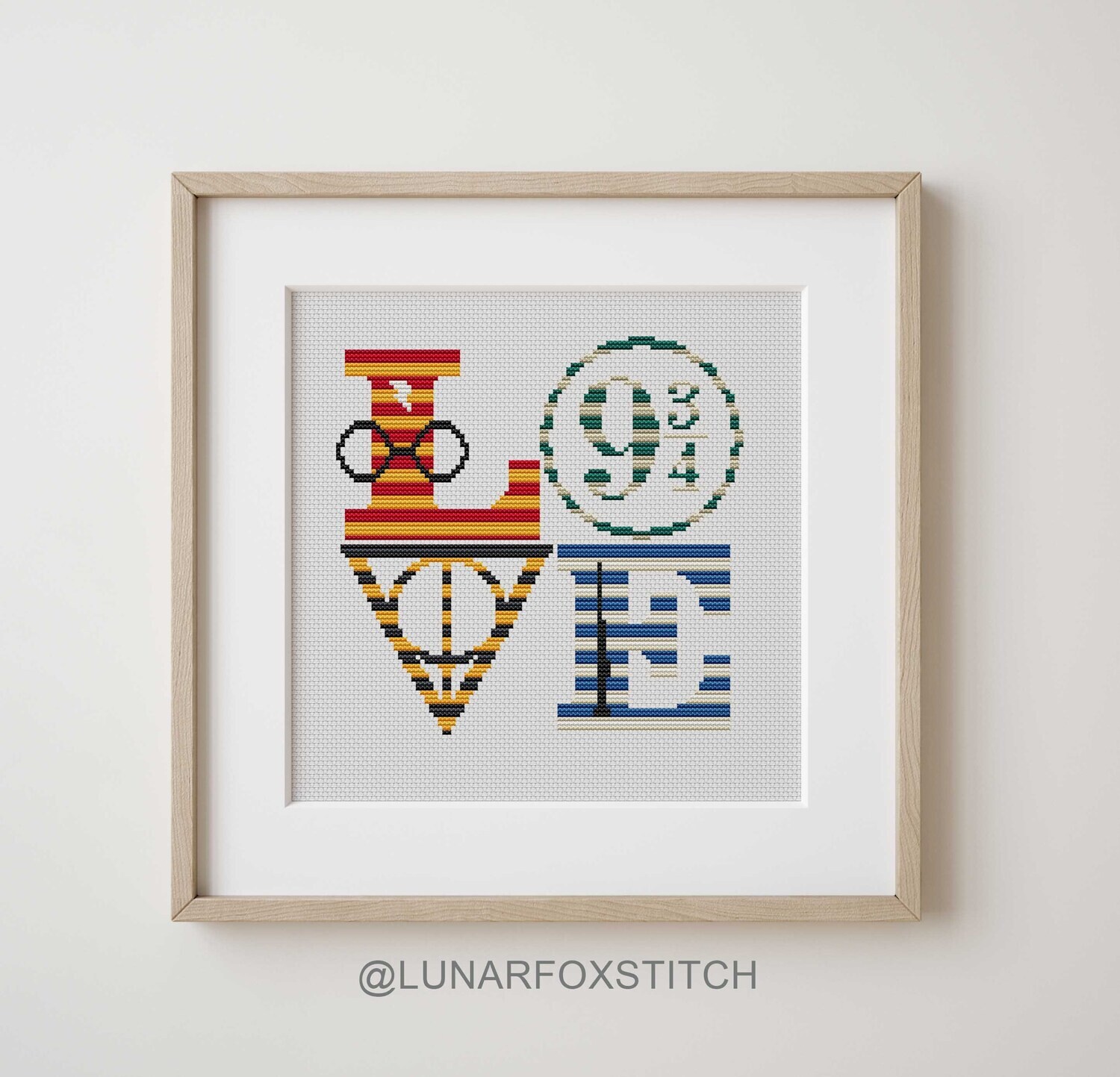 Love magic cross stitch pattern