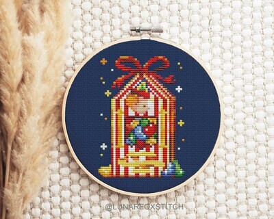Magic sweets cross stitch pattern