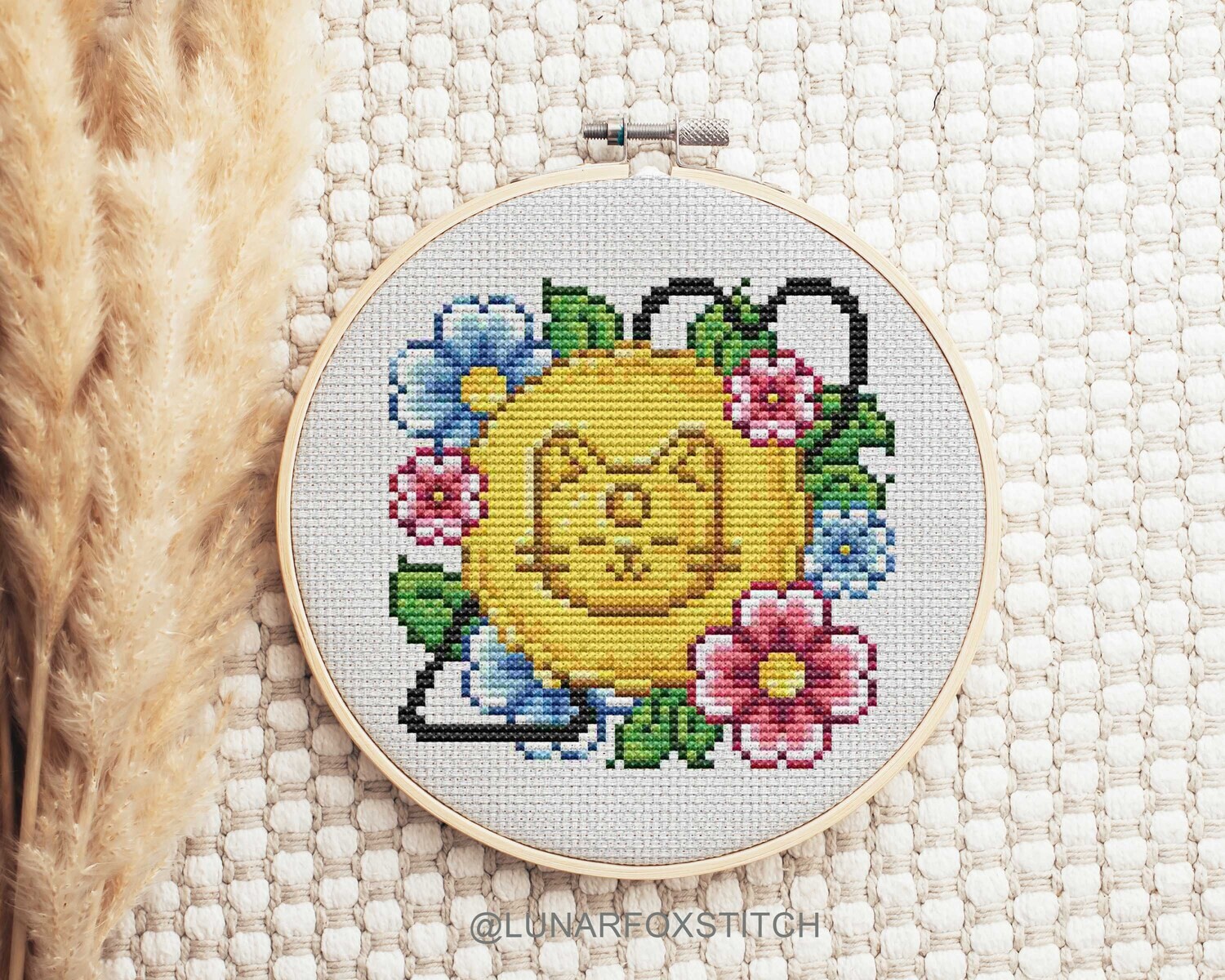 Dalgona Candy Cat cross stitch patterns
