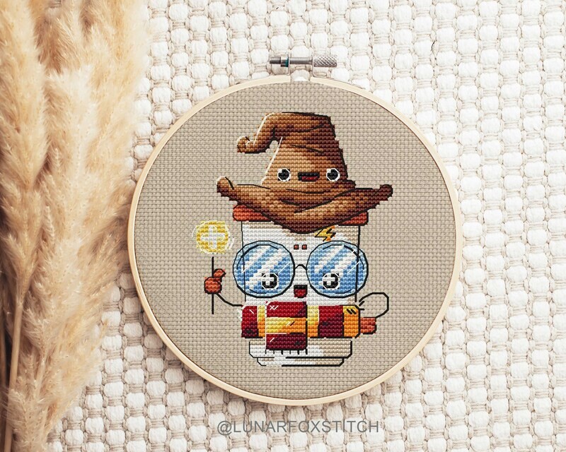 Magic coffee cross stitch pattern