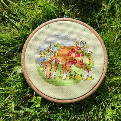 Summer Horse (Seasons) cross stitch pattern