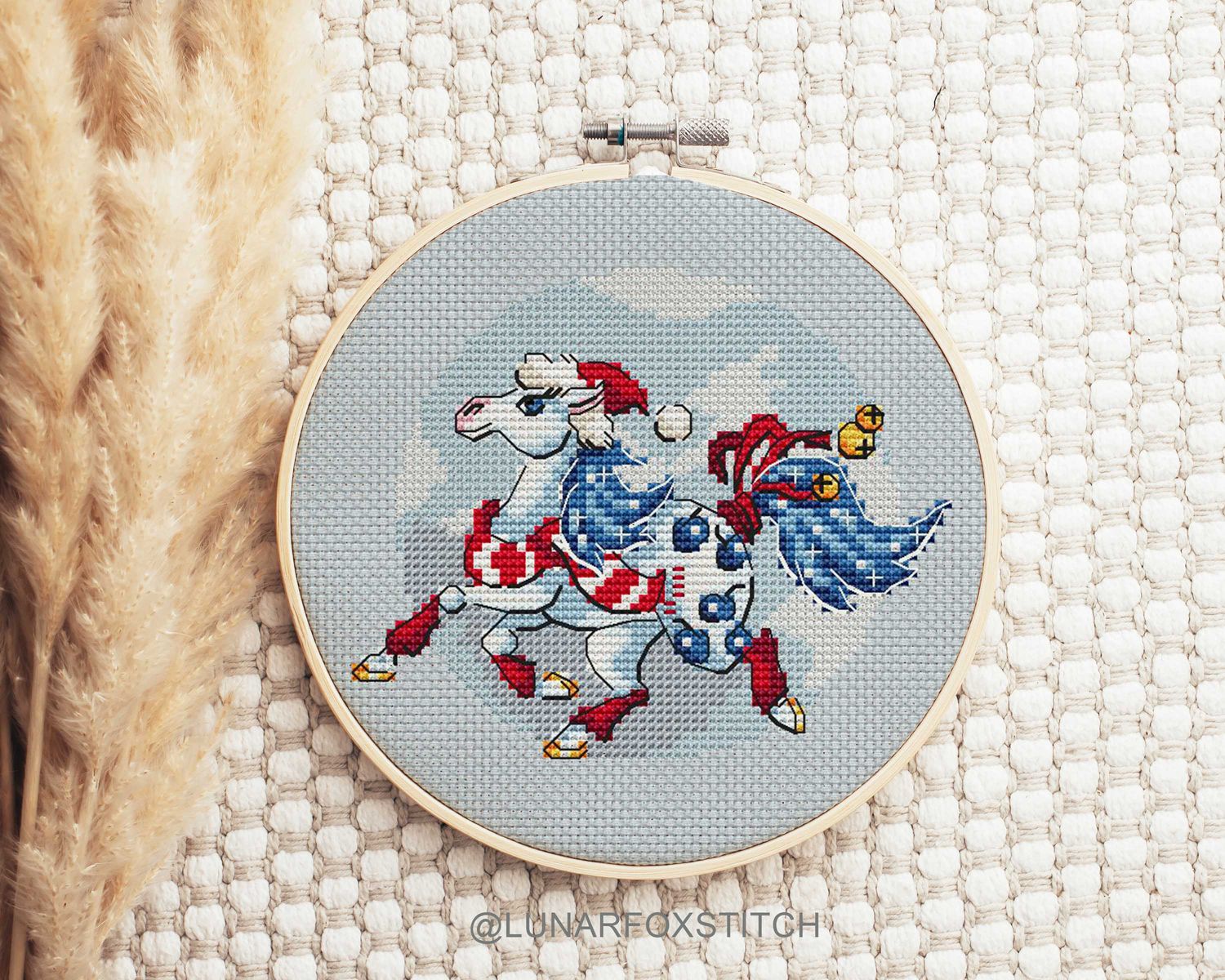 Winter Horse (Seasons) cross stitch pattern