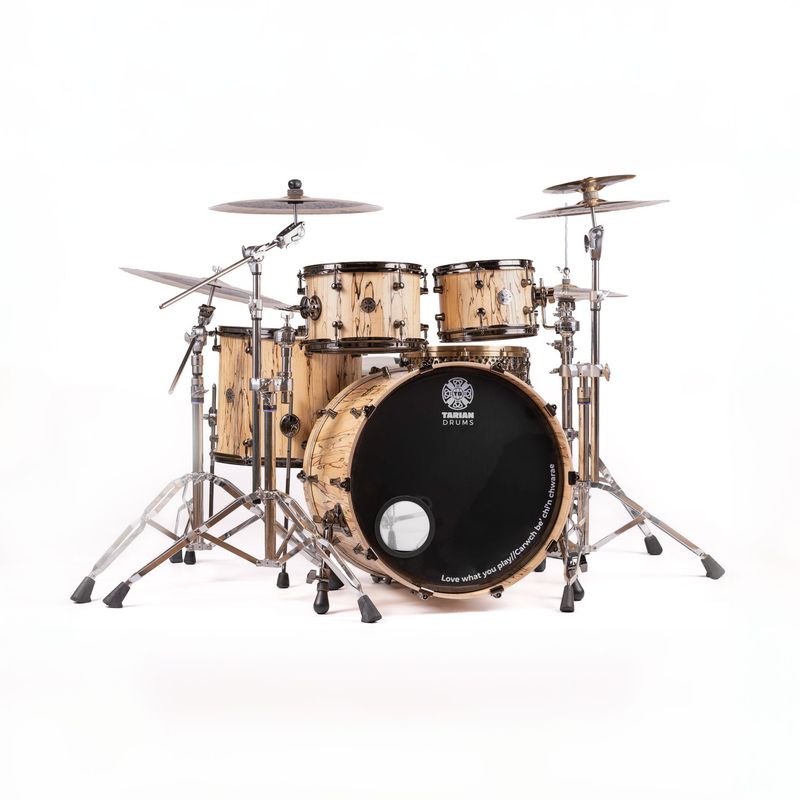 Spalted Beech Drum Kit