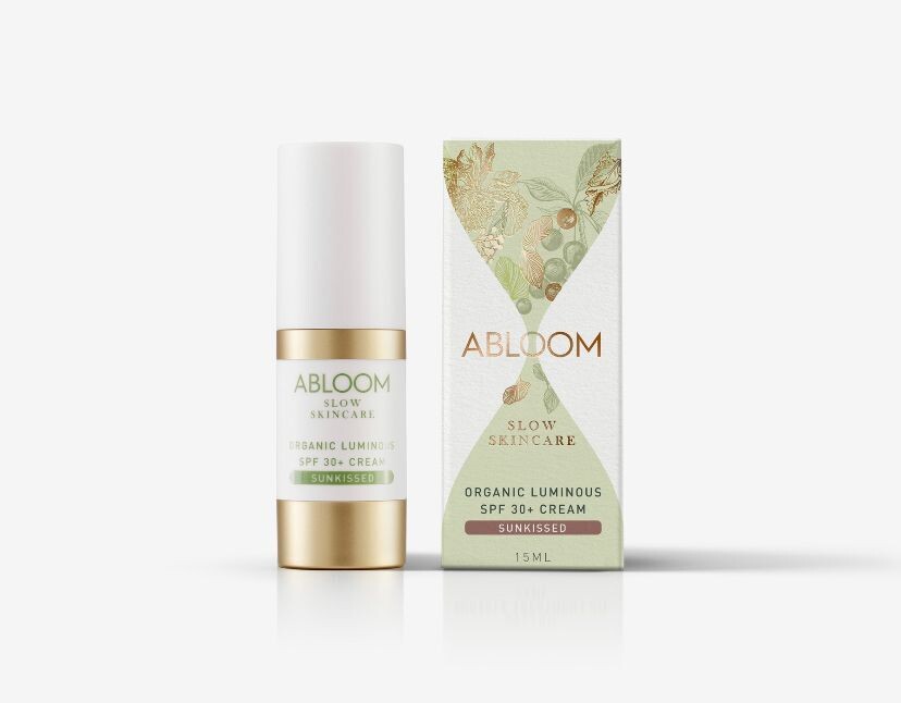 Organic Luminous SPF 30+ cream - Sunkissed 15 ml
