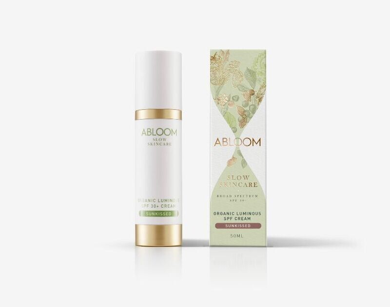 Organic luminous SPF 30+ cream - Sunkissed 50 ml