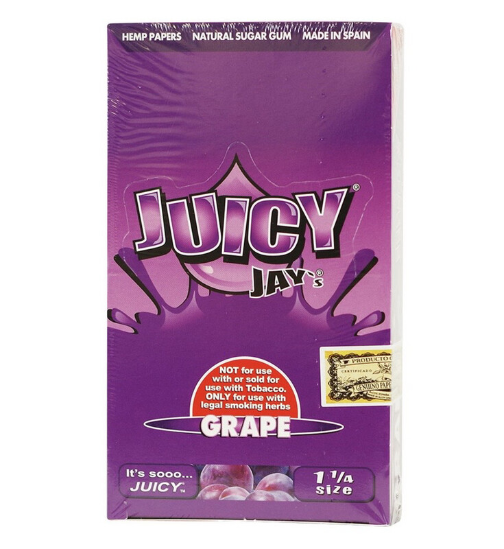 Juicy Jay&#39;s 1 1/4 Ultra Thin Rolling Papers- Flavored