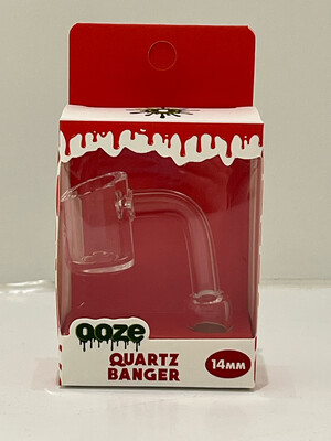 Ooze Quartz Glass 14mm Male 90 Degree Banger