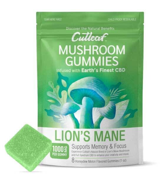 Cutleaf Lion&#39;s Mane Mushroom Gummies