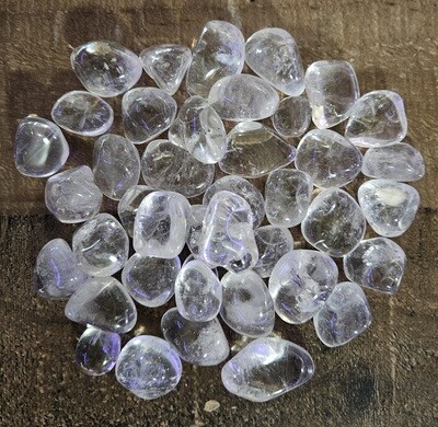 Clear Quartz Tumbled Gemstones