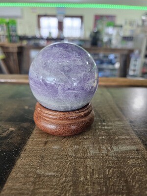 Amethyst Crystal Sphere with Stand