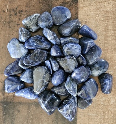 Lapis Lazuli Semi Tumbled Gemstone
