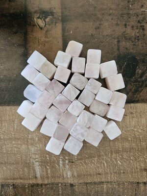 Rose Quartz Cubes Tumbled