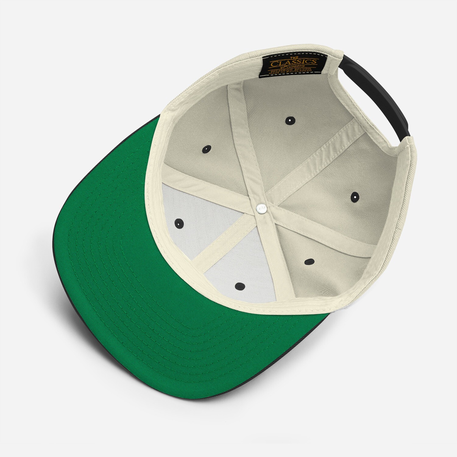 Baseball Stitch Snapback Hat