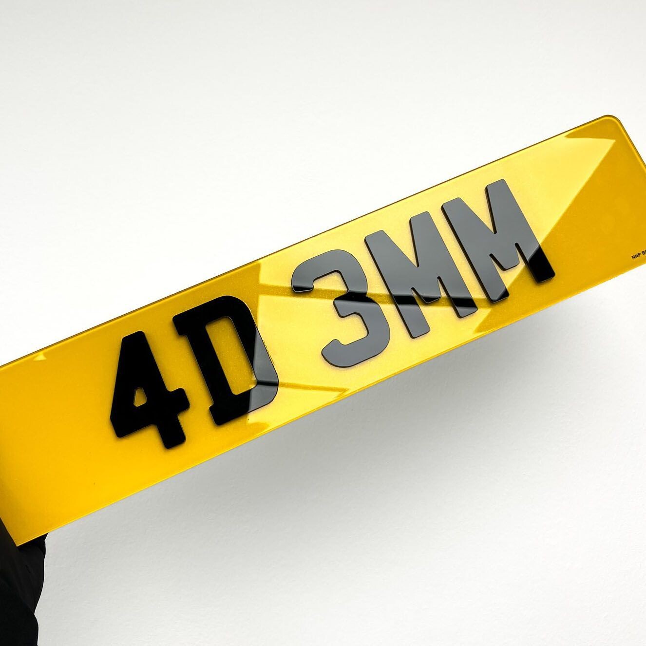 4D Acrylic Number Plate 3mm And 6 mm