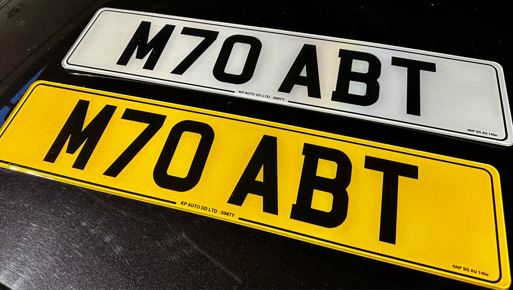 Printed Number Plate