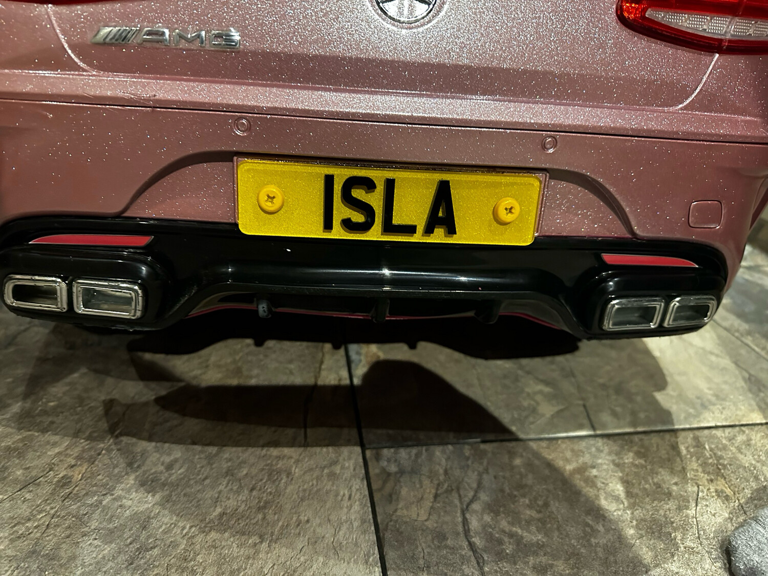 Children Car Little Number Plate