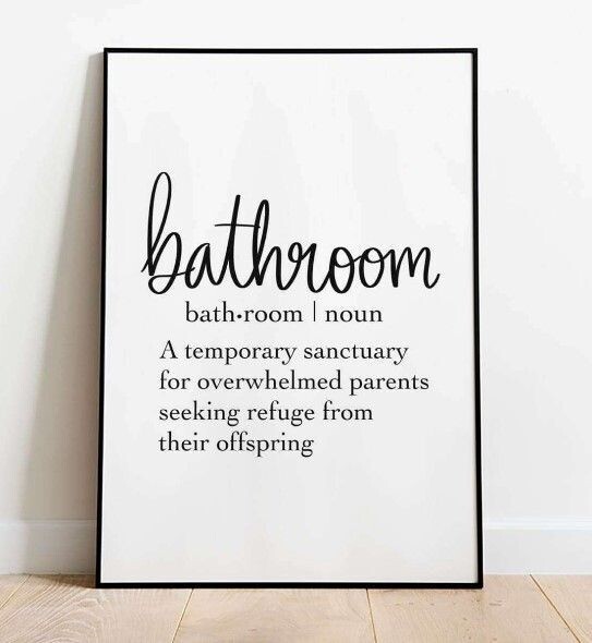 Bathroom Poster