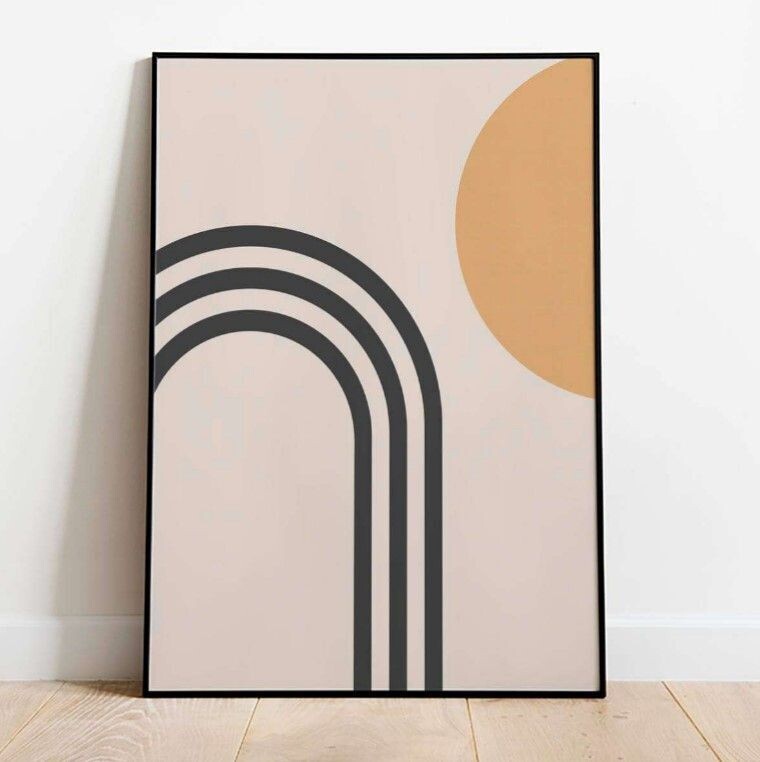Abstract Balance 24 Poster