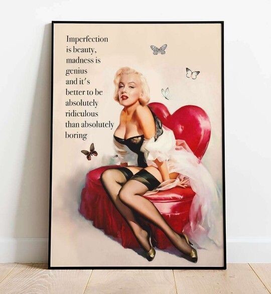 Imperfection Is Beauty Poster