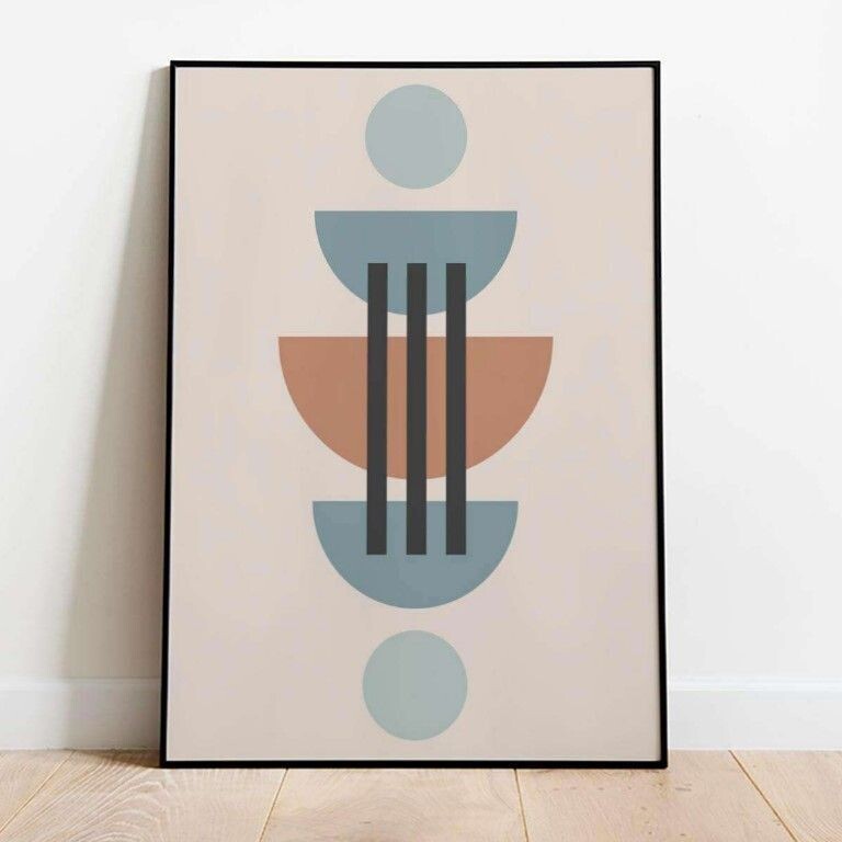 Abstract Balance 19 Poster