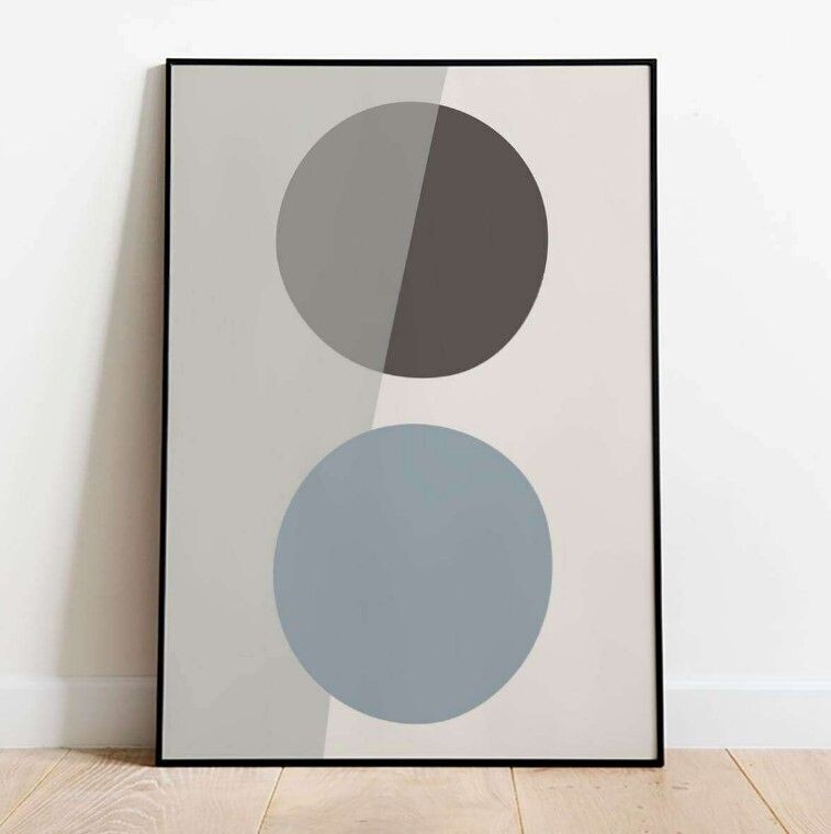 Abstract Balance 13 Poster