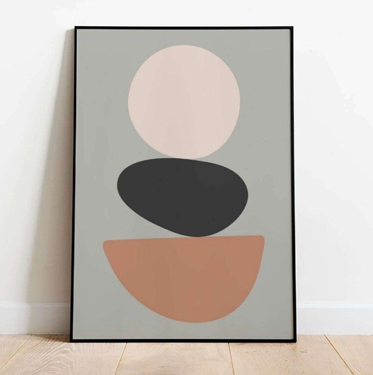 Abstract Balance 02 Poster