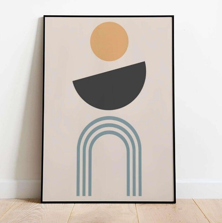Abstract Balance 21 Poster