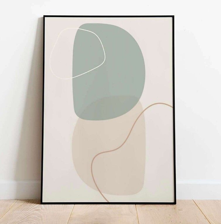 Abstract Balance 50 Poster