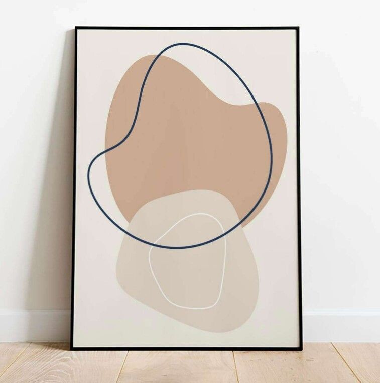 Abstract Balance 48 Poster