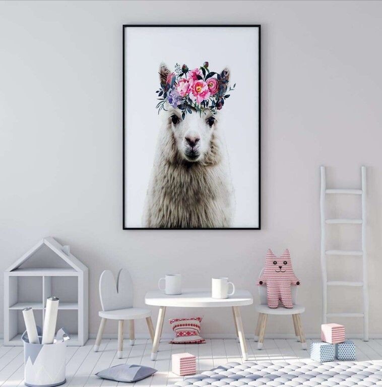 Animal Poster - Alpaca