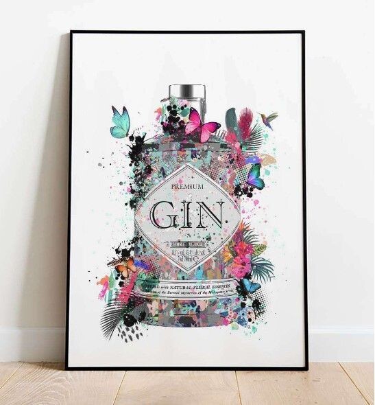 Bottle Poster - Gin 03