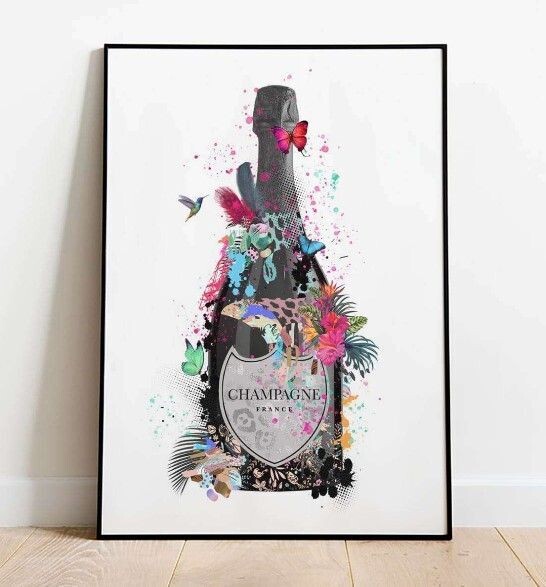 Bottle Poster - Champagne 01