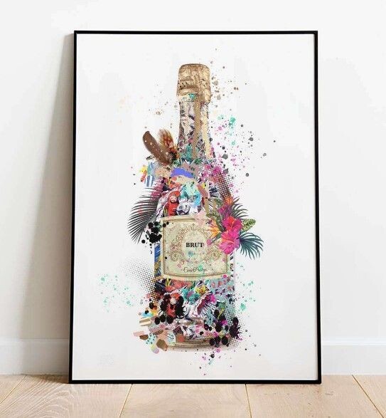 Bottle Poster - Champagne 02