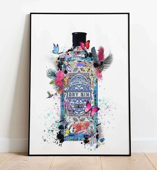 Bottle Poster - Gin 02