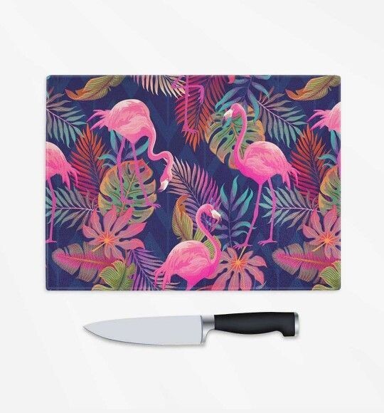 Tropical Flamingo Worktop Saver