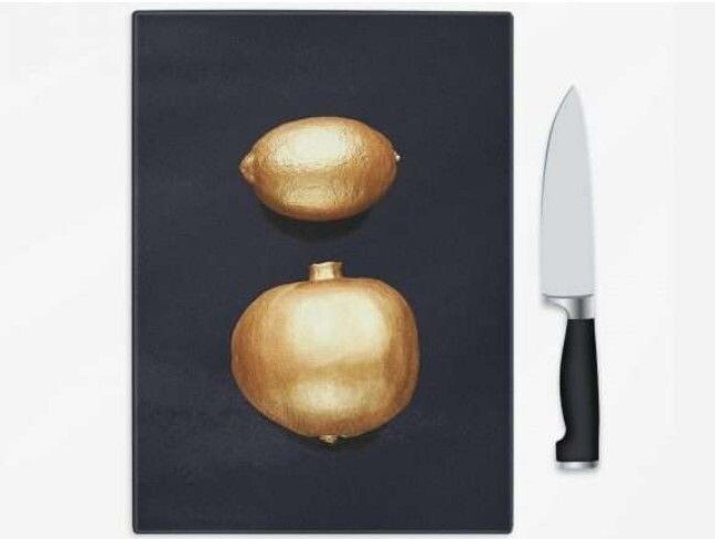 Gold Citrus Fruit Worktop Saver