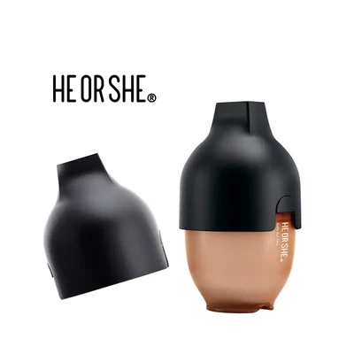 HE OR SHE Premium 160ml Baby Milk Bottle (Black Cap)