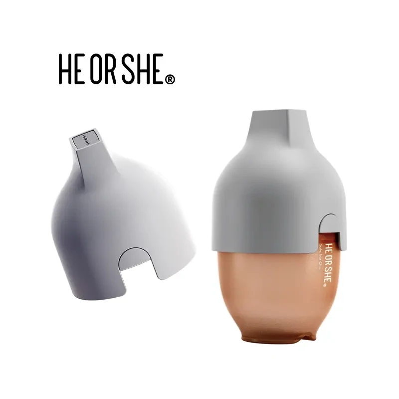HE OR SHE Premium 160ml Baby Milk Bottle (Grey Cap)