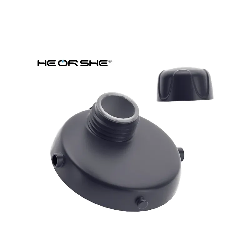 HE OR SHE Premium transform lid, bottle accessories (Black)