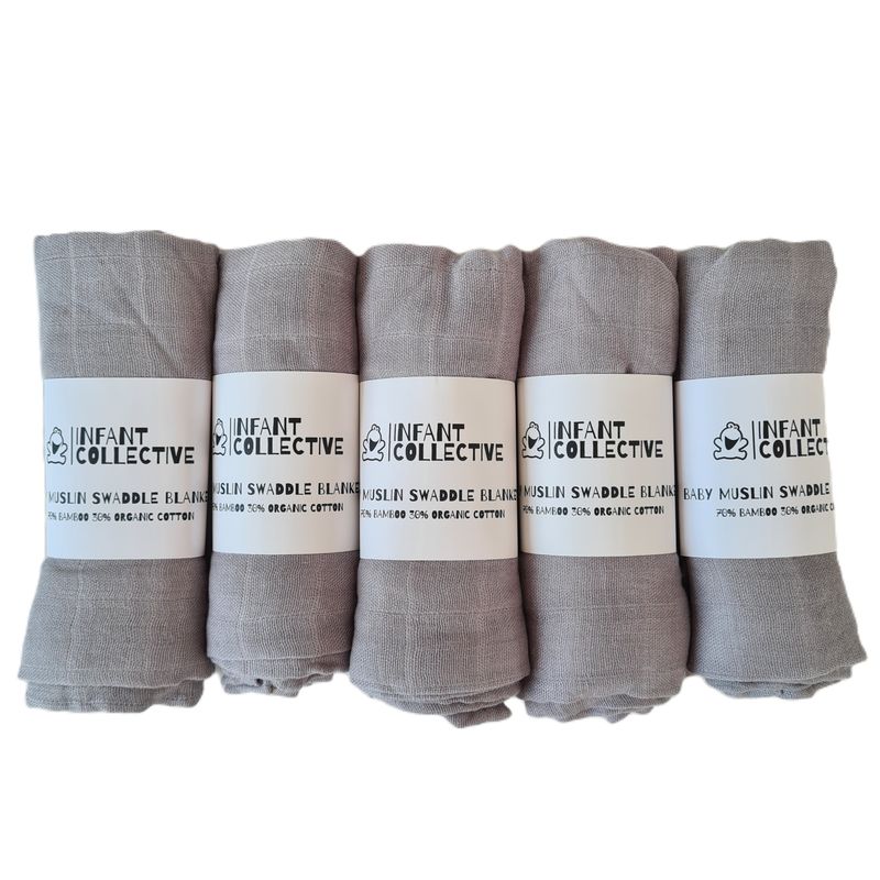 Medium, Baby Muslin, Swaddle, Cloth, 100% Organic Cotton