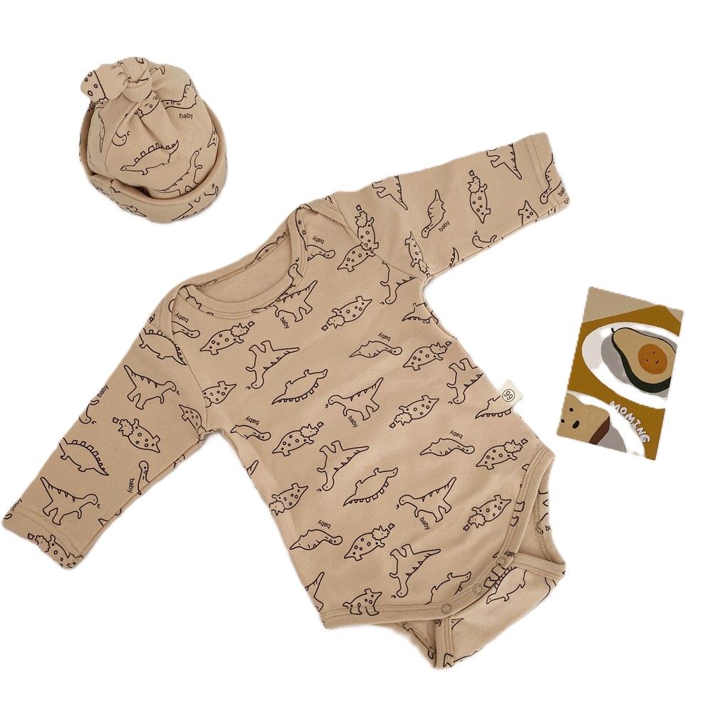 Dinosaurs Round Neck Baby Suit