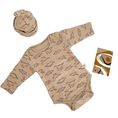 Dinosaurs Round Neck Baby Suit