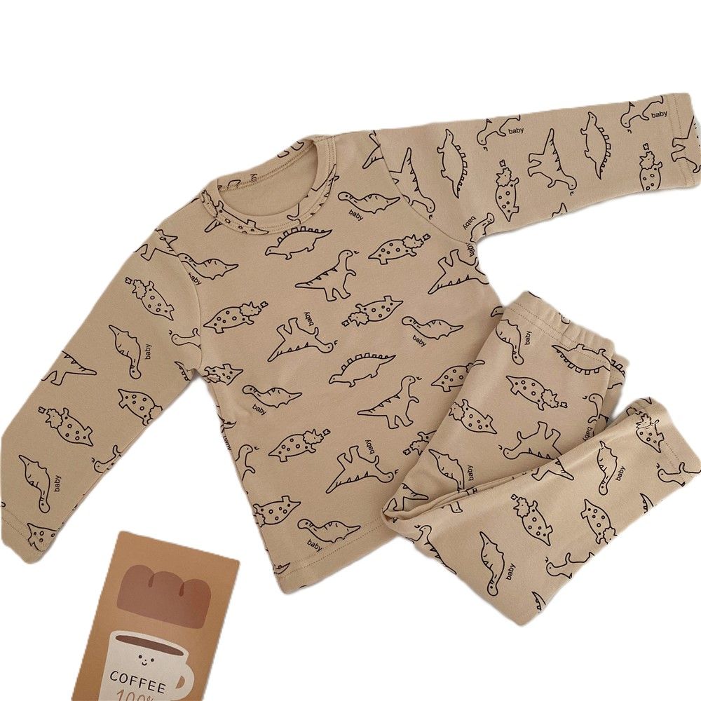 Dinosaurs Round Neck Baby Pyjamas