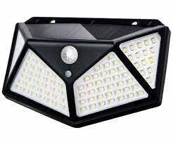 100 LED Outdoor Motion Sensor Solar Wall Lamp